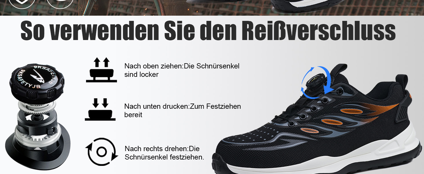 Черевики робочі, захисні для чоловіків та жінок. Легкі, спортивні, дихаючі, зі сталевим підноском. Розміри 36-46 EU, 46 EU. Колір: коричневий, на кнопці-фіксаторі.