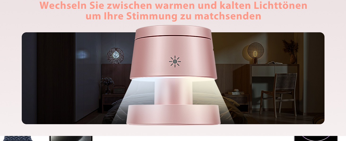 Бездротова зарядка 4-в-1 для iPhone 17/16/15/14 Pro Max з нічним світлом, сумісна з Apple Watch та AirPods, рожева