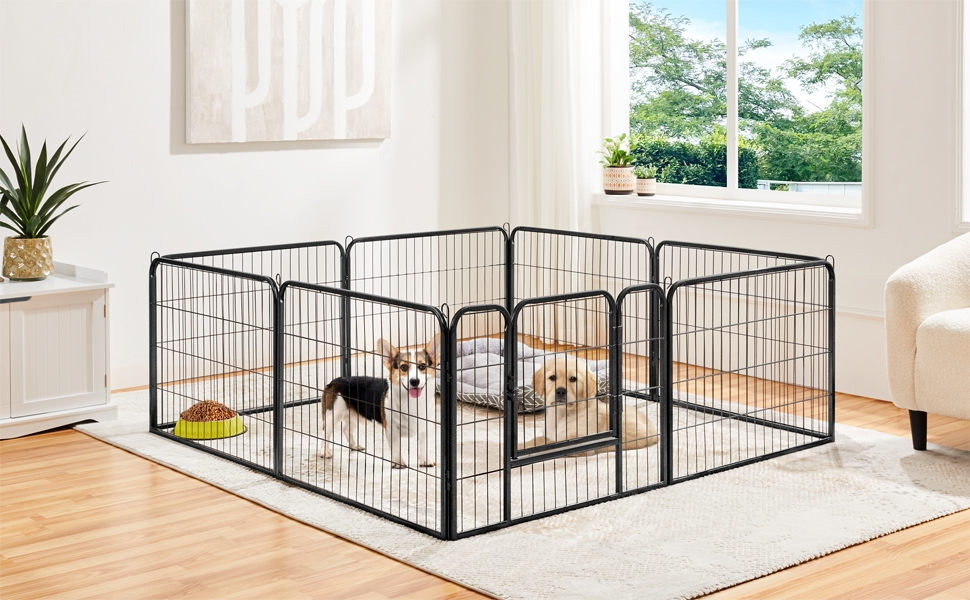 Клітка-загон для тварин Yaheetech з 8 секцій, 80 x 60 см