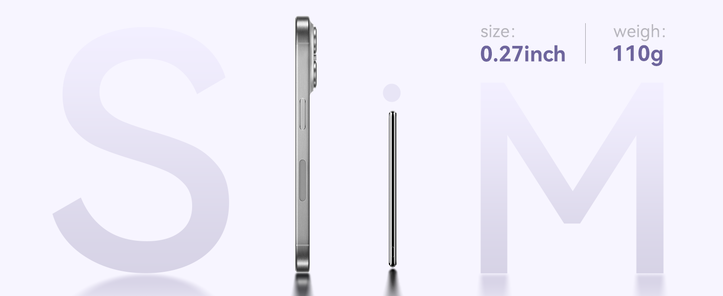 PowerBank Kuulaa Ultra Slim 5000 mAh з MagSafe, Type-C 20W, Швидка зарядка, 7.2 мм, для iPhone 16/15/14/13/12 (фіолетовий)