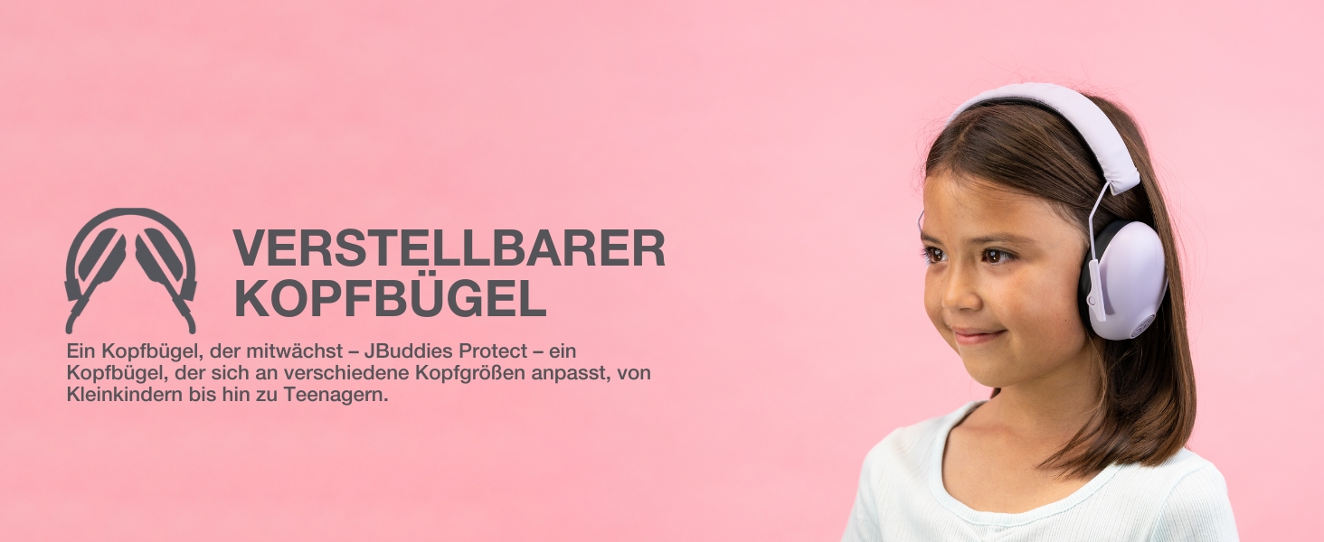 Навушники для дітей JLab JBuddies Protect, фіолетовий, захист від шуму 23dB