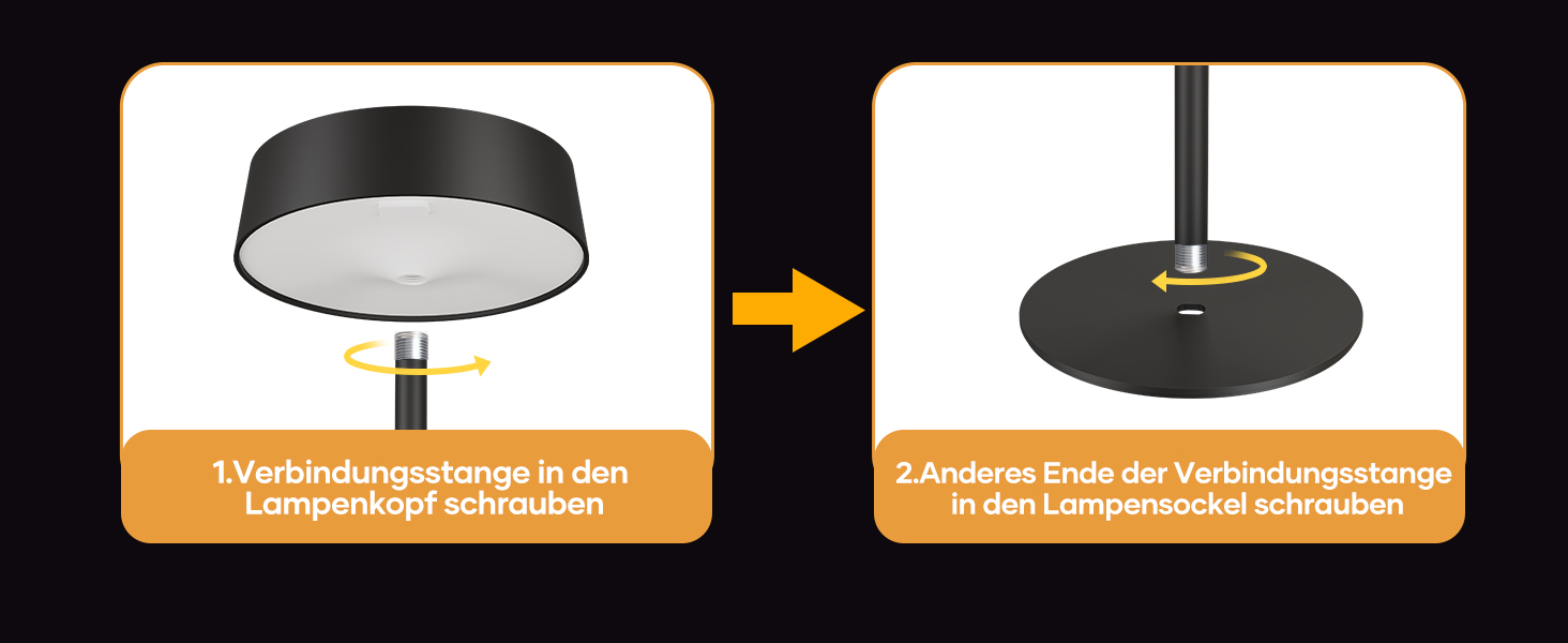 Сонярна LED-лампа Suright настільна бездротова, з USB-C зарядкою, регульована яскравість, 3 режими кольору, IP65 вологостійка, для дому та саду, чорна