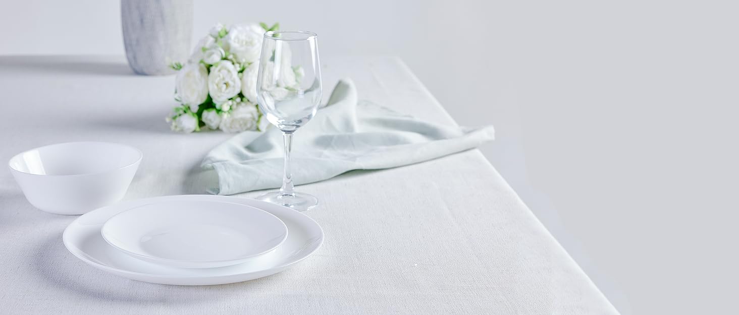 Набір посуду 18 предметів для 6 осіб, чорний набір посуду з опалового скла, включає миски для мюслі, десертні та обідні тарілки, чорний посуд