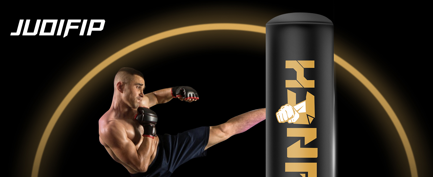 Важкий боксерський мішок зі стійкою для дорослих, підлітків та дітей. Комплект для кікбоксингу та ММА. Ідеально для домашнього фітнесу.