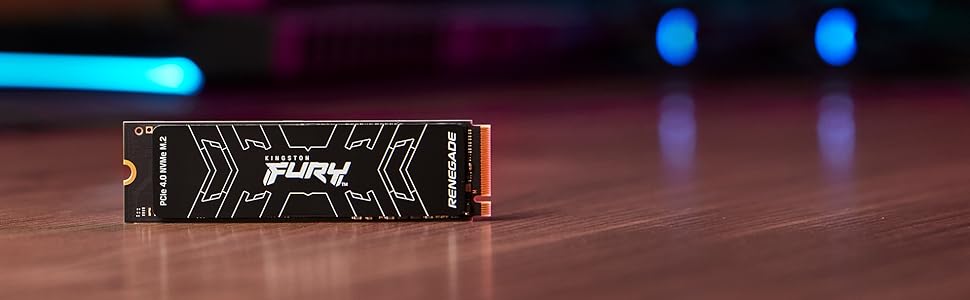 SSD Kingston FURY Renegade 500GB PCIe 4.0 M.2 NVMe з радіатором для геймерів та ентузіастів