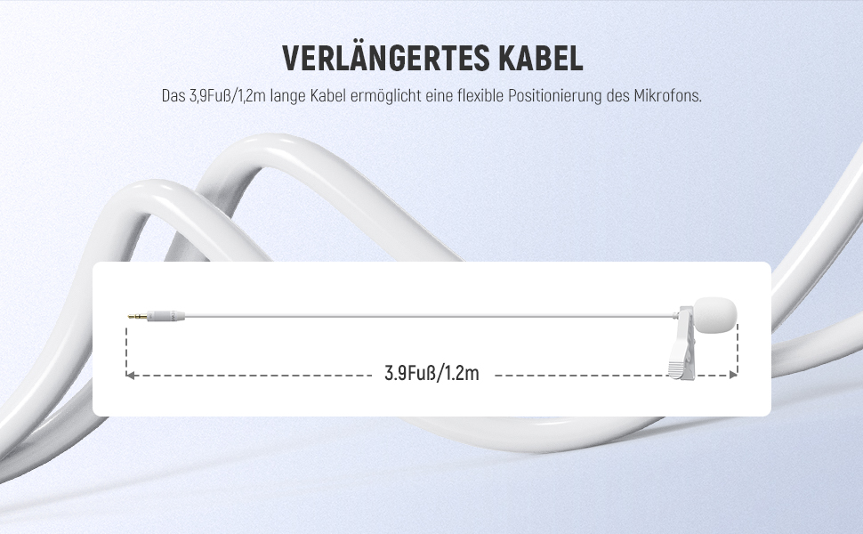 NEEWER Мініатюрний USB-C Лавалерний Мікрофон 2 шт. для iPhone 16 15 Pro Max, Android, Телефонів, Планшетів, ПК. Однонаправлений конденсаторний мікрофон з кабелем 2м (CM5(2 шт. білий) з 3,5 мм TRS роз'ємом)