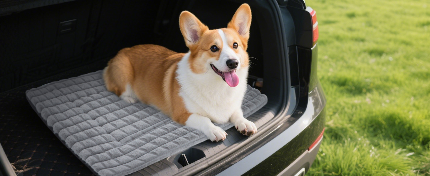 М'яке ортопедичне ліжко для собак BVAGSS, 60x45 см, сірого кольору. Зручна, миюча, з неслизьким дном. Підходить для собак маленьких, середніх та великих порід.