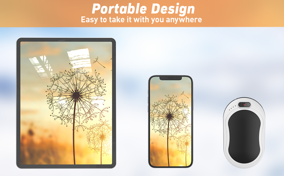 Електричний грілка для рук, 8000mAh, багаторазовий, USB, Powerbank, портативний, для дітей, жінок, чоловіків, найкращий подарунок на зимові свята