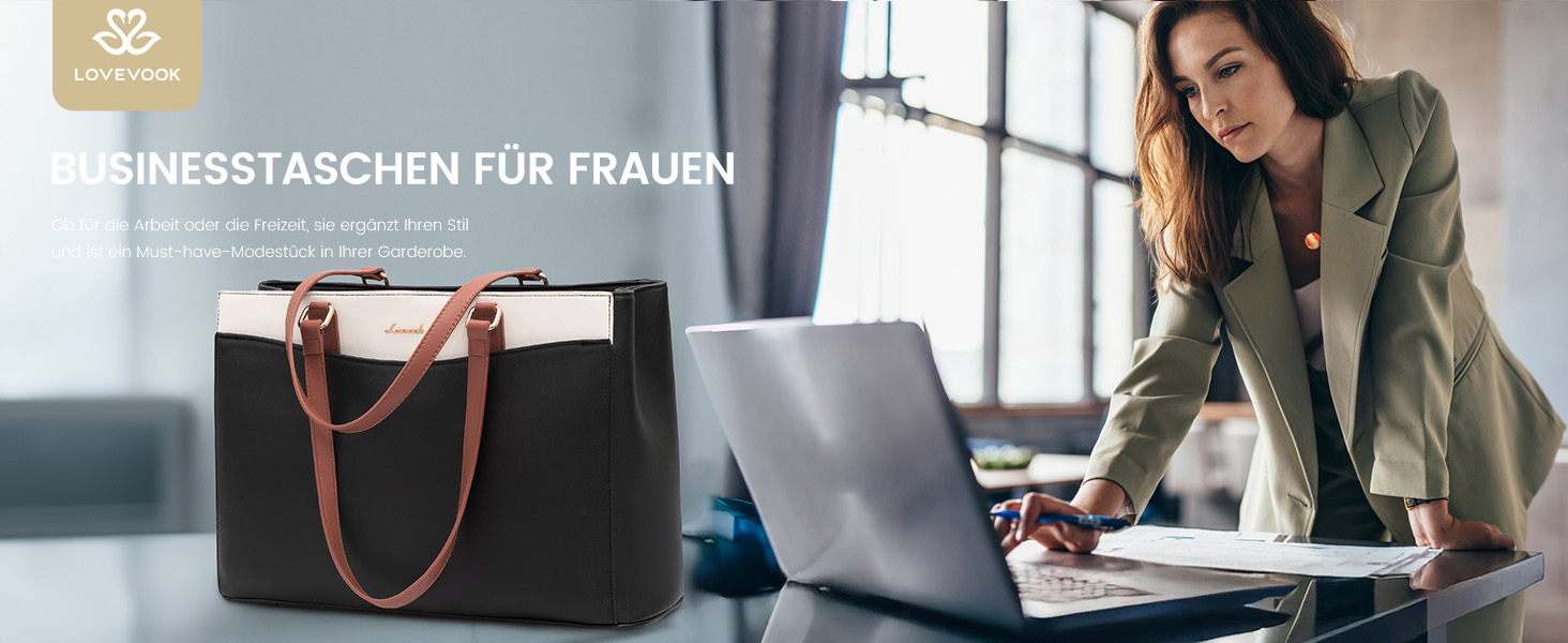 Сумка для ноутбука LOVEVOOK жіноча 15.6