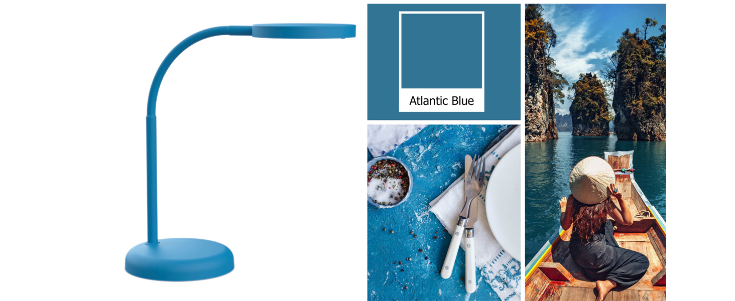 Світлодіодна лампа для столу MAULjoy | Стильна настільна лампа з регулюванням висоти | Настільна лампа для офісу та дому | Чорний колір, 33.5 см