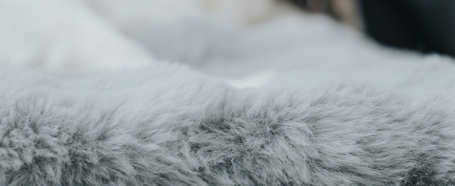 М'яка килимок-підстилка для собак Mora Pets: неслизька, тепла, сіра, 76 x 48 см