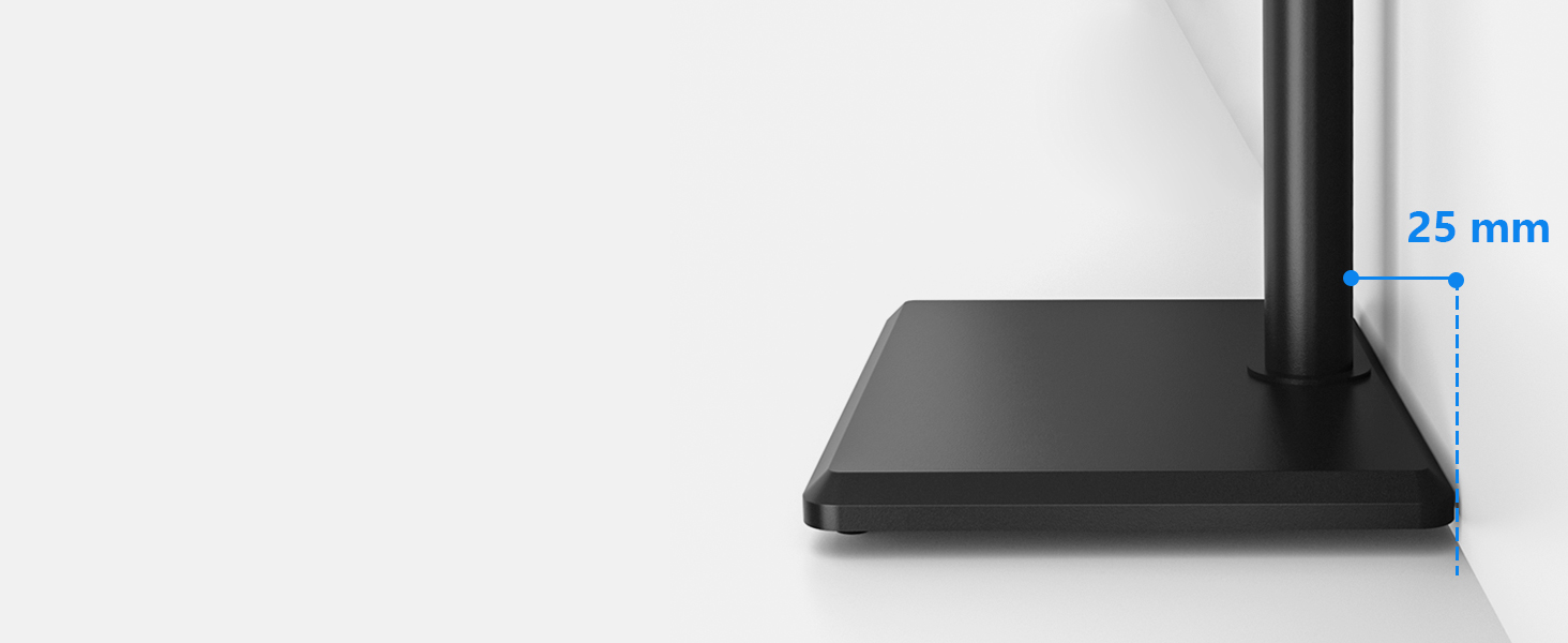 Стійка для телевізора 5Rcom з кронштейном 32-60 дюймів до 40 кг, чорна, VESA 400x400 мм