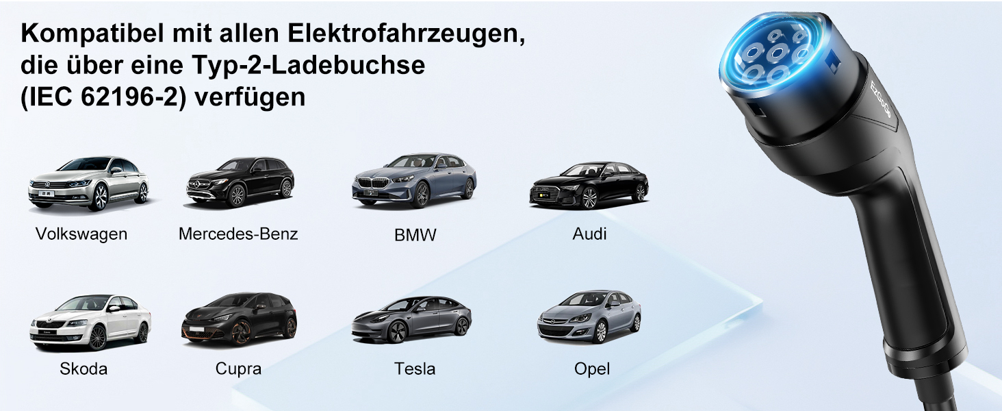 Мобільна зарядна станція Wallbox 11 кВт (3-фазна) з кабелем 7м, роз'єм Type 2, CEE 16A, адаптер-сет | Зарядка для електромобілів та PHEV | IP65, 6/8/10/13/16A