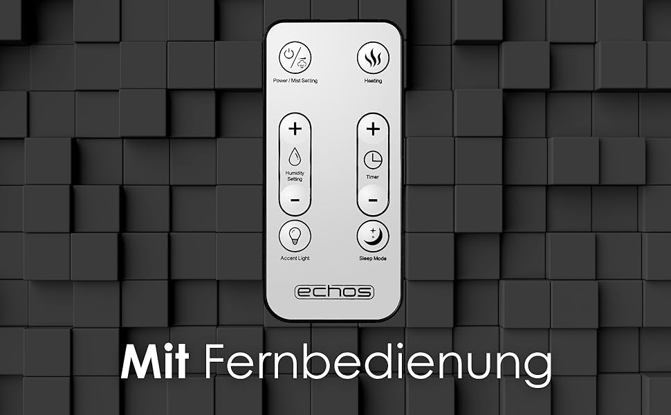 Ультразвуковий зволожувач повітря 5 л з Wi-Fi, керуванням через додаток Smart Life, пульт дистанційного керування, функція очищення повітря, вбудований гігрометр, LED-дисплей, таймер 12h, нічний режим, функція теплого/холодного пару, HEPA-фільтр