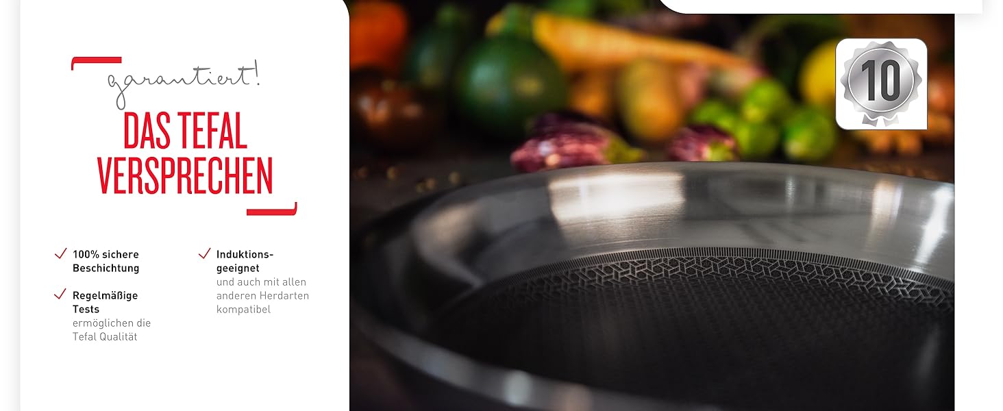 Сковорода Tefal Eternal Mesh 28 см з антипригарним покриттям Mesh, для всіх типів плит, індукційна, 3-шарова