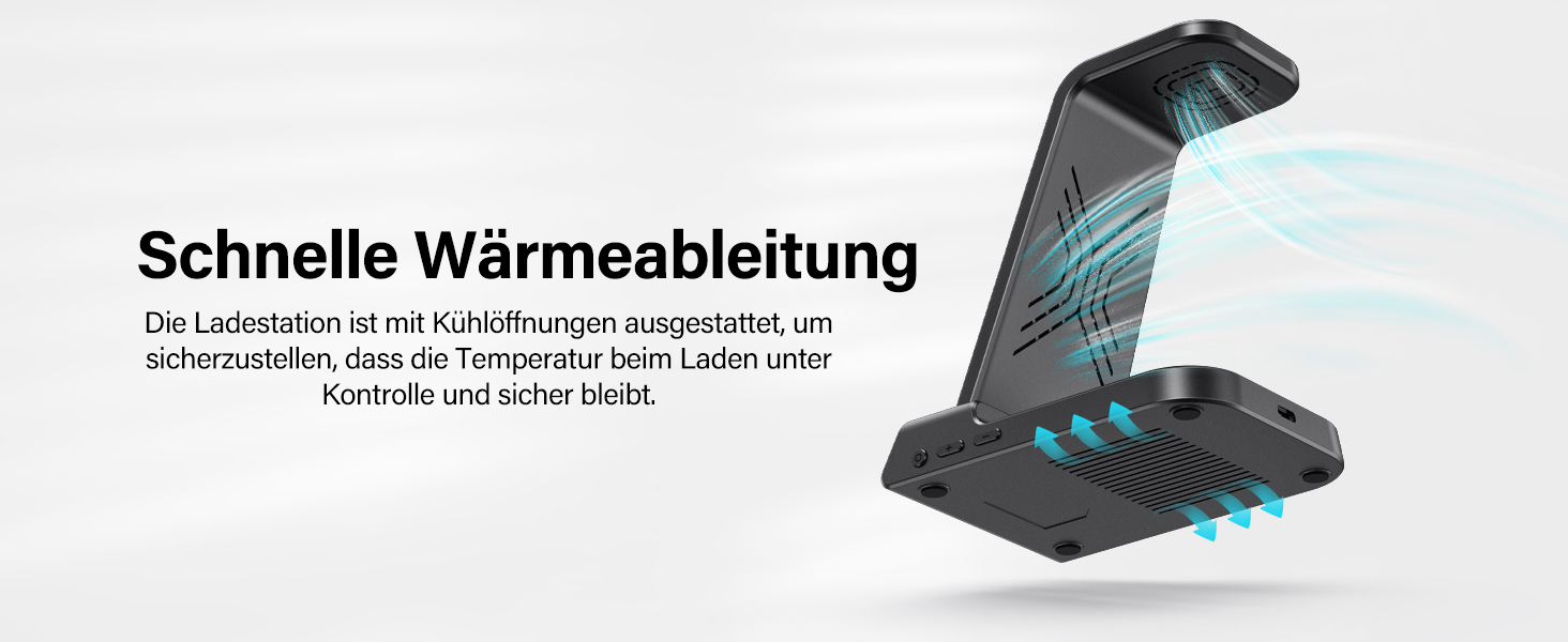 Бездротова зарядка 3-в-1 для Samsung Galaxy S25 Ultra, Watch 8/Ultra/7/6, Buds 3/3 Pro. Підтримка моделей S25/S24/S23, Z Flip 7/Fold 6