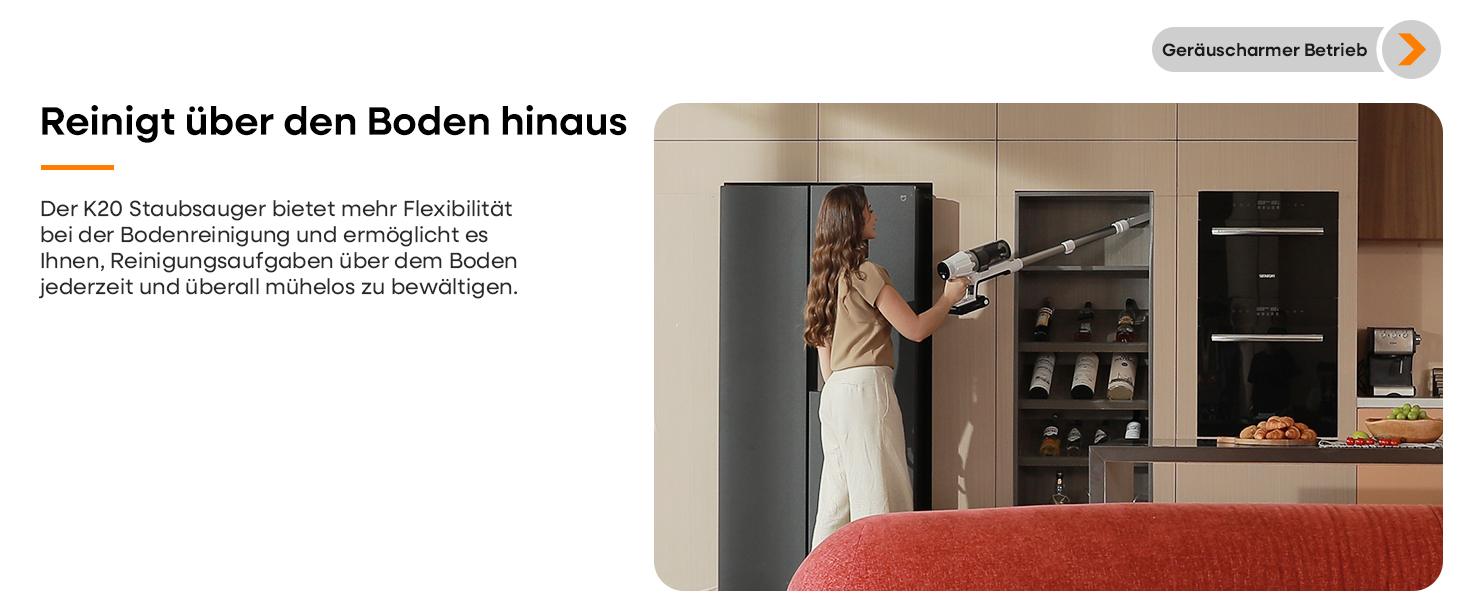 Акумуляторний пилосос ElecKeys 48000Pa/580W з LED дисплеєм, білий. Підходить для твердих поверхонь, килимів та видалення шерсті тварин. 7-шарова фільтрація, антизаплутана щітка, 65 хвилин роботи.