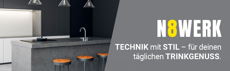 Електричний чайник з подвійними стінками Nordic Grey, 1.5 л, бездротовий, 2200 Вт, 360° обертання