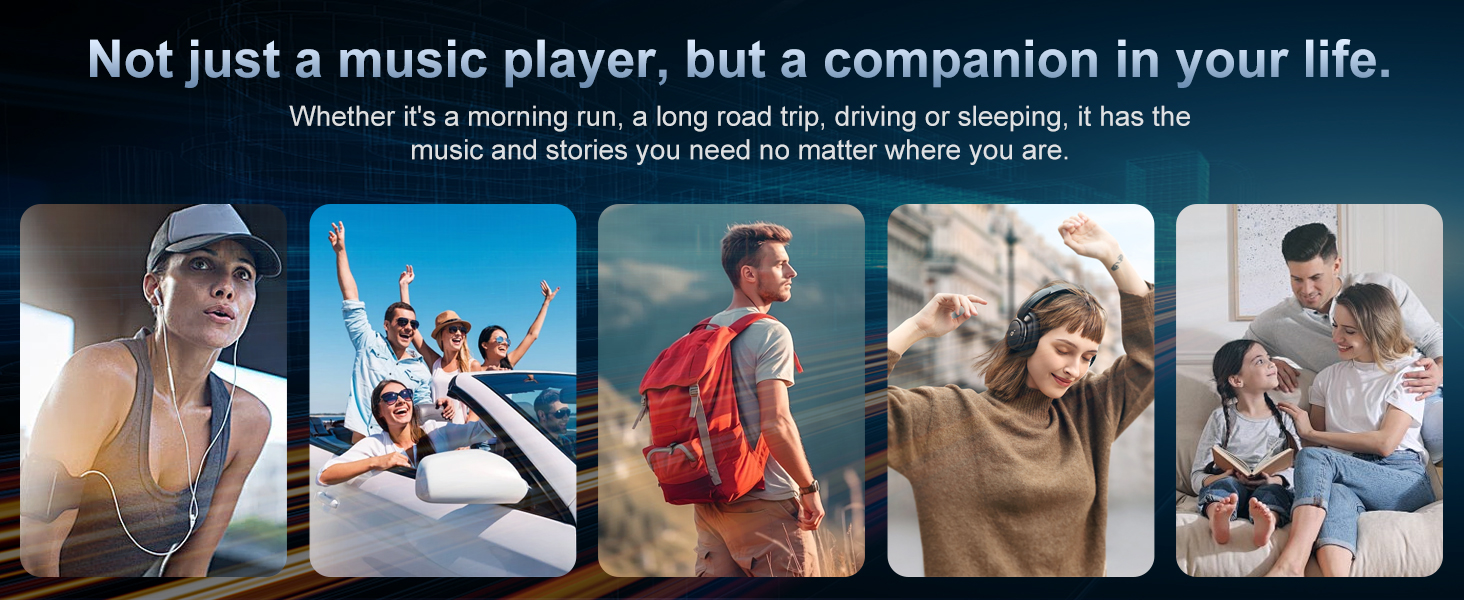 MP3 плеєр Oilsky 80GB з Bluetooth, WiFi та Android 9.0, 4