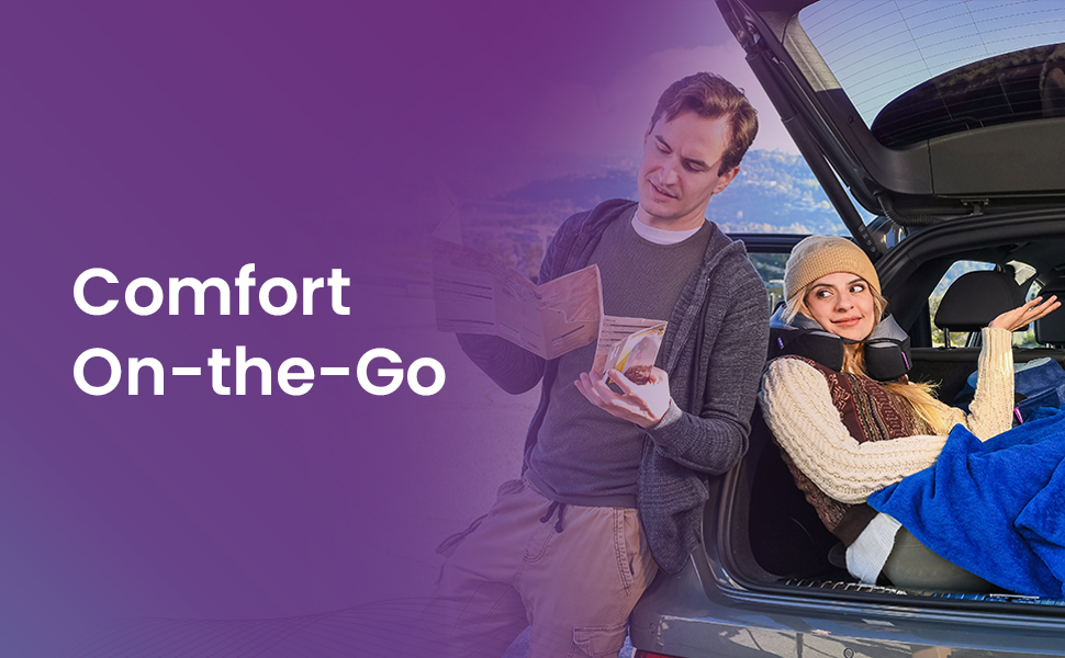 Подушка для шиї Cabeau Evolution TNE S3 Reisekissen - Memory Foam для подорожей, офісу та ігор (Vegas) з фіксатором