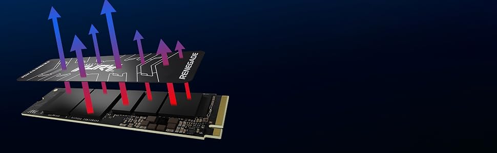 SSD Kingston FURY Renegade 4TB PCIe 4.0 M.2 NVMe з кулером для геймерів та ентузіастів