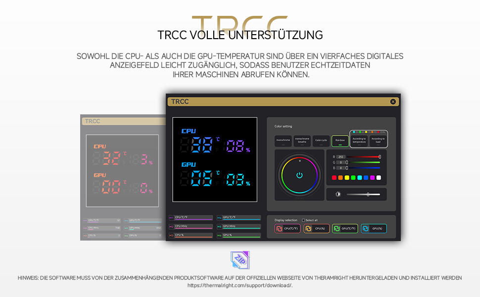 Кулер для процесора TR Peerless Assassin 120 Digital White - 1850RPM, підтримка Intel LGA1700/1851/115X/1200, AMD AM4/AM5