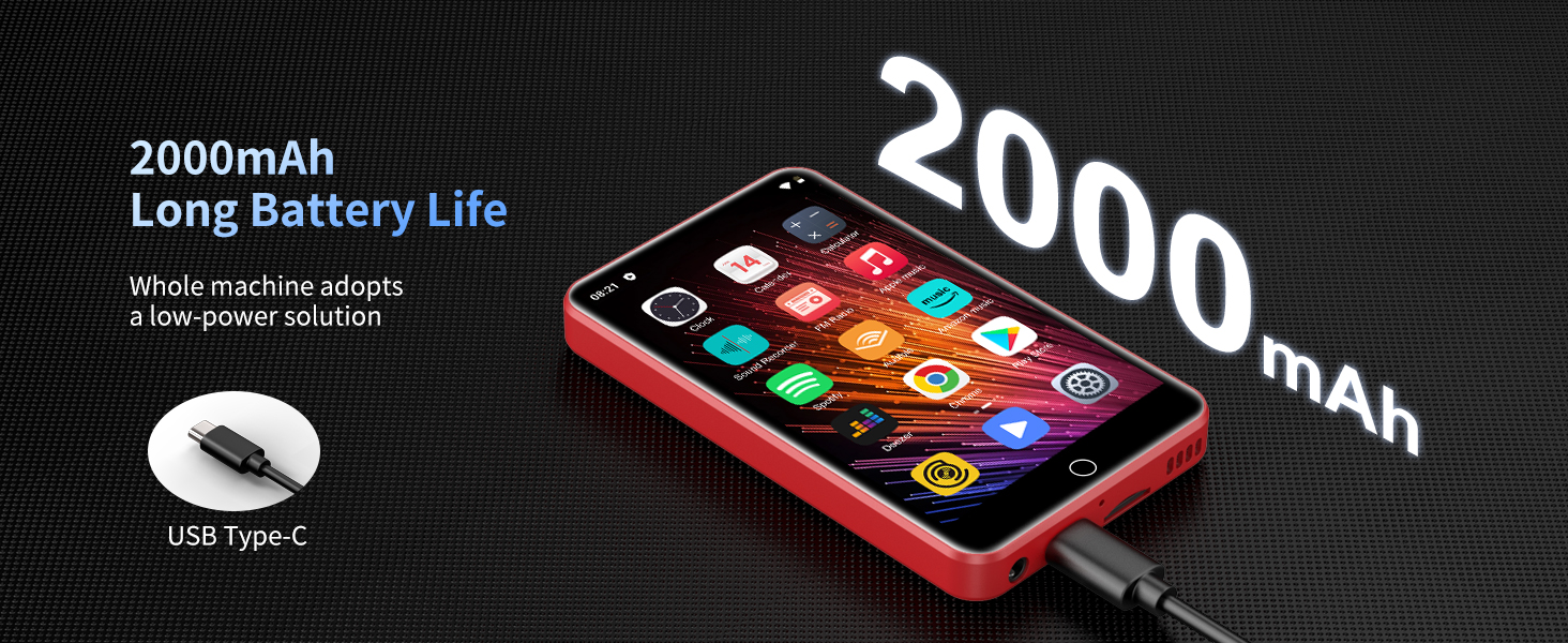 MP3 плеєр 80GB з Bluetooth та WiFi, 4.0