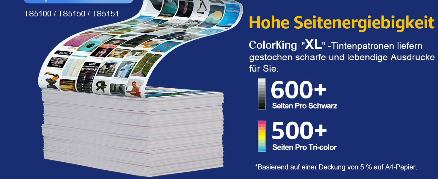 Комплект картриджів ColorKing 540XL та 541XL для принтерів Canon (замінник оригінальних 540/541 XL)