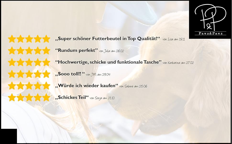 Pawz&Pawz Лекарлики для собак | Стильний набір для годування, дресирування та вигулу | Практичний, міцний ласощівник + диспенсер для відходів | Сумка для собак чорного кольору