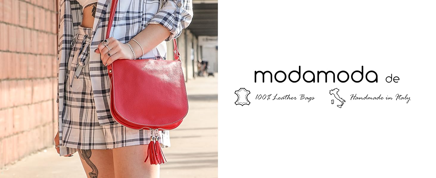Сумка жіноча шкіряна Modamoda T205 біла, шопер ручної роботи з Італії