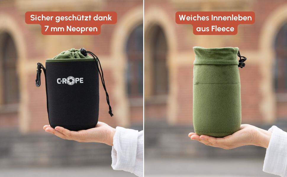 Чохол для об'єктива C-Rope Neopren з флісовою підкладкою, кобура для об'єктивів та аксесуарів, розмір XXL