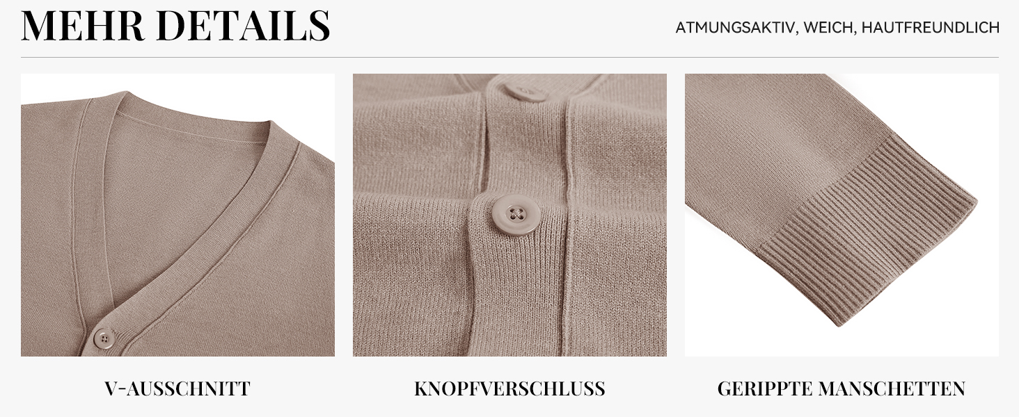 Чоловічий в'язаний кардиган Runcati без коміра V-подібний виріз, легка перехідна куртка сірого кольору, розмір M