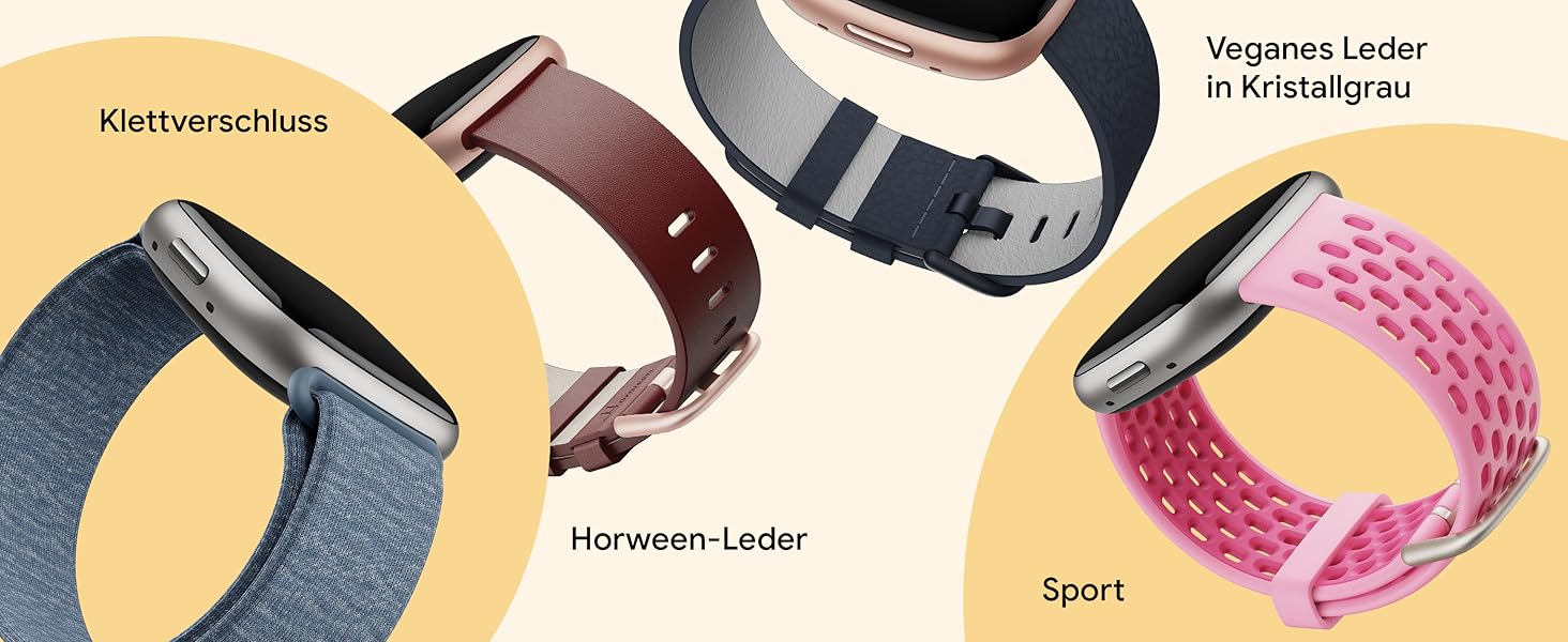 Смарт-годинник Fitbit Versa 4 – фітнес-трекер з GPS, телефоном, 6 днів роботи батареї, 40+ режимів тренувань, сумісний з Android/iOS, Sandrosa/Aluminium (Кораловий рожевий)