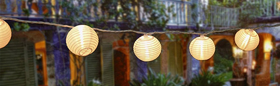 Ланцюжок ліхтарів-ліхтариків LED, 10м, 50 LED, розширюваний, 8 режимів, з пультом, таймером, для декору тераси, балкона, саду, на Різдво. Тепле біле світло.