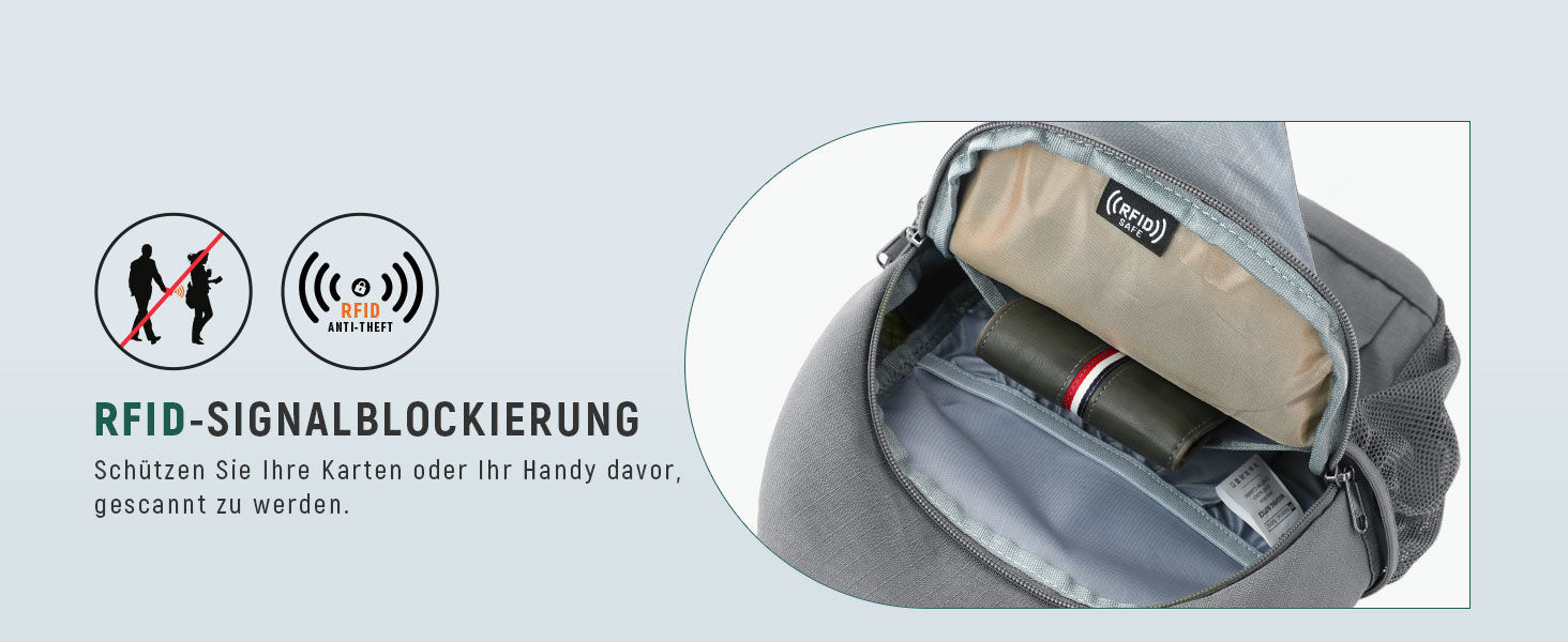 Сумка-слінг SKYSPER через плече унісекс, протикрадіжна нагрудна сумка Crossbody чорного кольору, розмір M