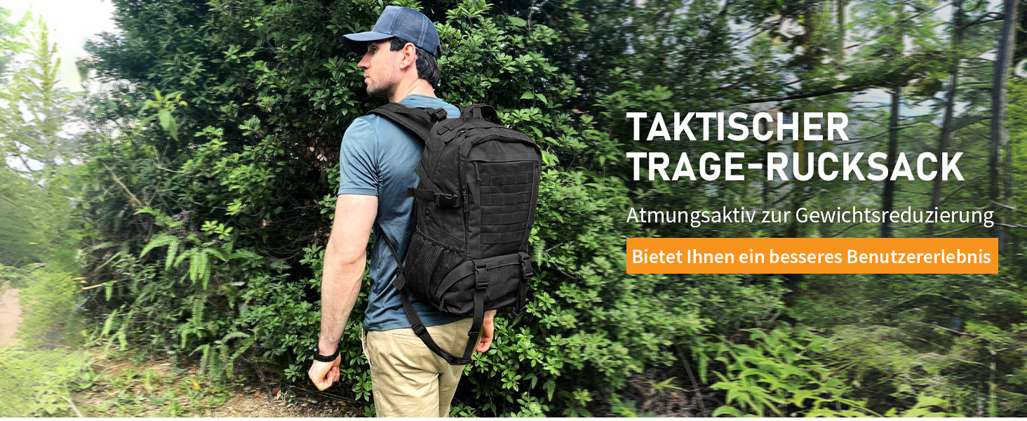 Тактичний рюкзак Molle для мотоциклістів і туризму, водонепроникний 35/40 л, шкільний рюкзак із USB для хлопців і чоловіків, чорний