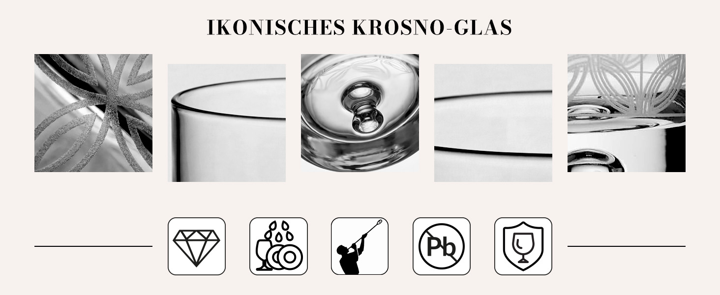 Келихи для віскі KROSNO Saga Kristall 250 мл, набір 4 шт., зрізані вручну, для бурбону, скотчу та коктейлів