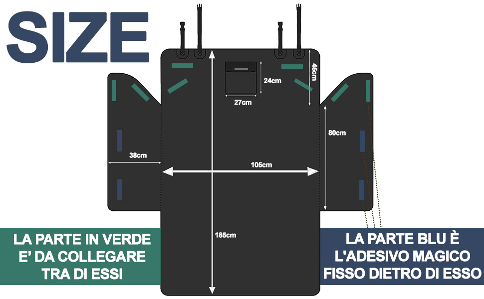 Захист для багажника автомобіля Lupex - універсальний, водовідштовхуючий, матеріал Oxford 600D, чорний, для хетчбеків, позашляховиків та SUV