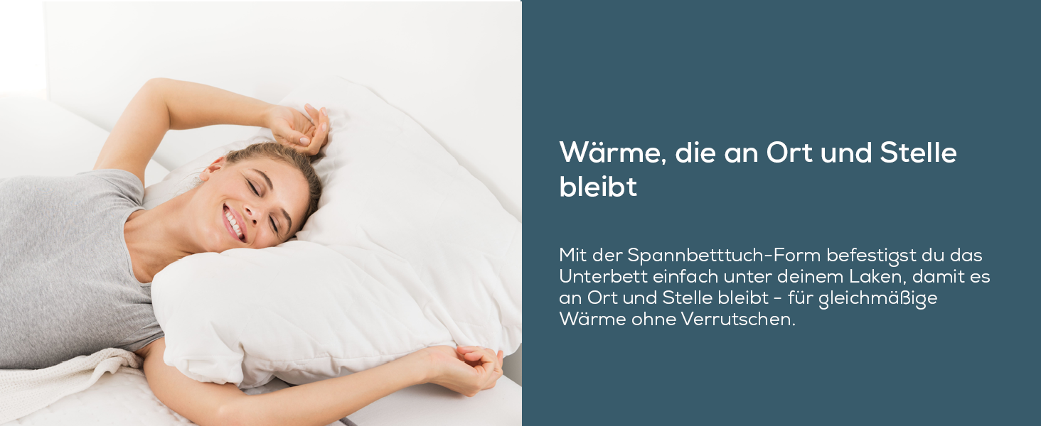 Електрична ковдра Beurer UB 74 з автовимкненням та захистом від перегріву, 200x100 см, у вигляді простирадла