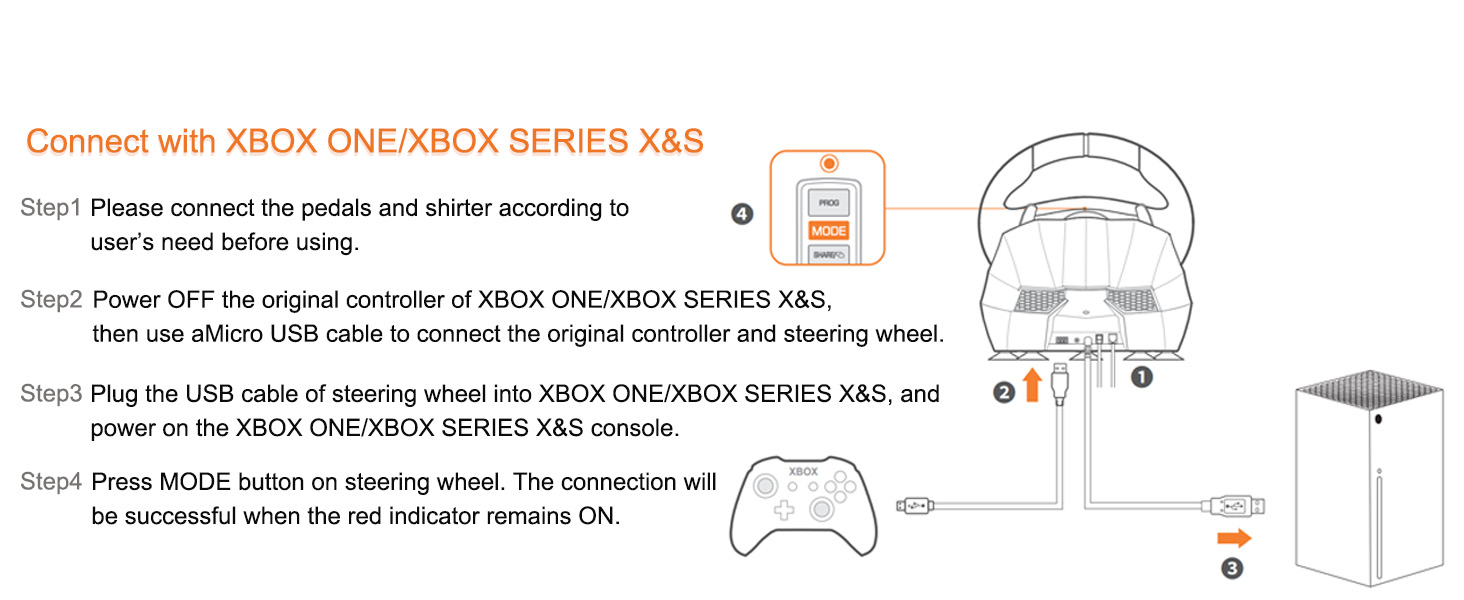 Ігрове кермо PXN V9 з педалями та перемиканням передач, 270/900 градусів, з вібрацією, сумісне з PS4, Xbox One, Xbox Series X/S, PS3, PC, NS Switch, з інструментом та додатком