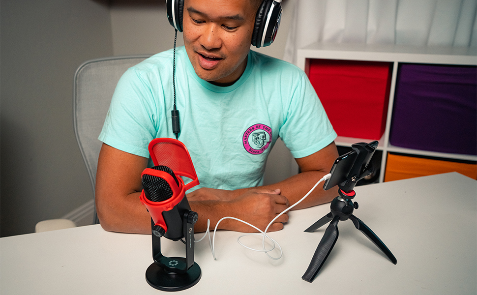 JOBY Wavo Boom Arm - професійний мікрофонний важіль для стрімерів та подкастерів, чорний (Wavo POD)