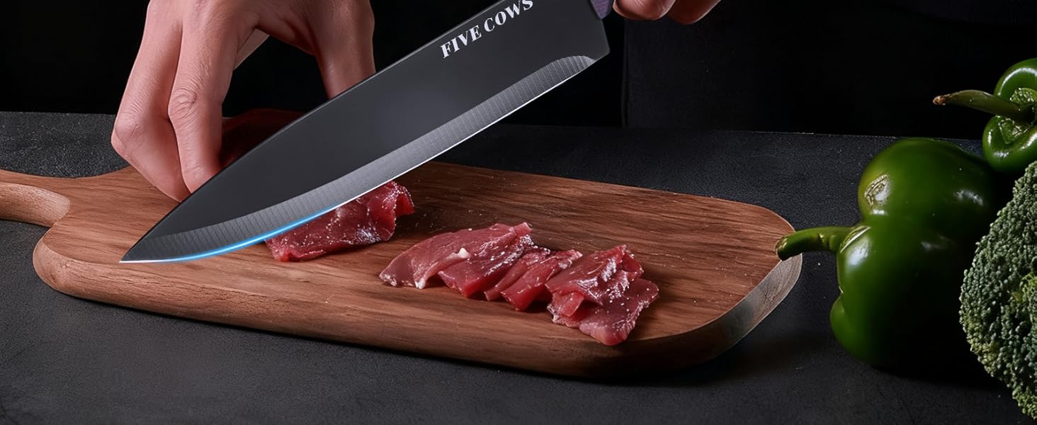 Набір кухонних ножів Messerblock 16 предметів з дерев'яною підставкою, дощечкою, захистом пальців, точилкою та кухонними ножицями. Професійний набір ножів для дому (зелений/рожевий)