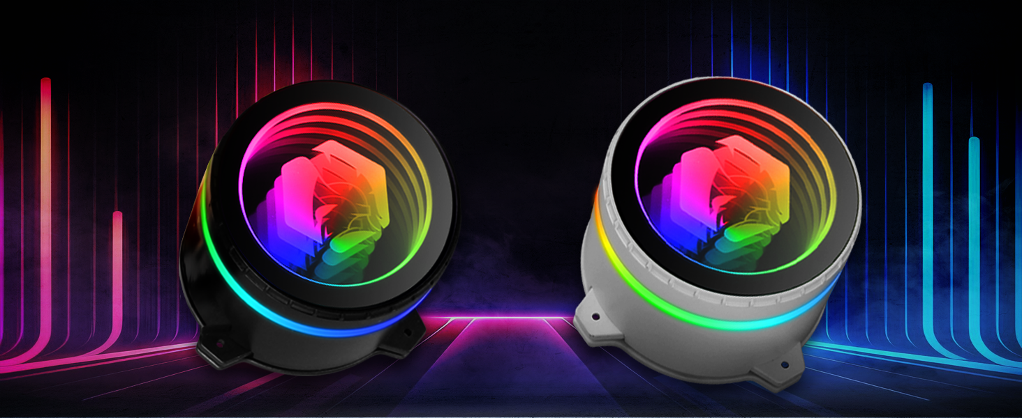 Система водяного охолодження EMPIRE GAMING Guardian G-V20 AIO для ПК - 240 мм, ARGB, Intel/AMD