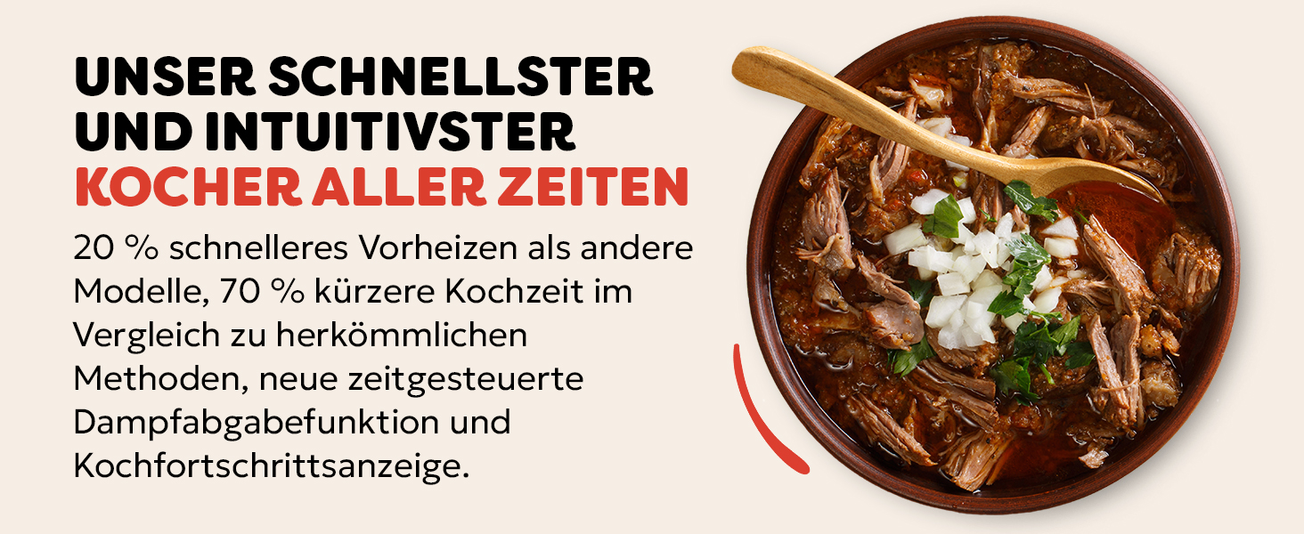 Instant Pot Pro 10-в-1: мультиварка-скороварка, 1200 Вт, 5.7 л, чорна нержавіюча сталь. 10 функцій: скороварка, плита, рисоварка, пароварка, йогуртниця, Sous Vide.