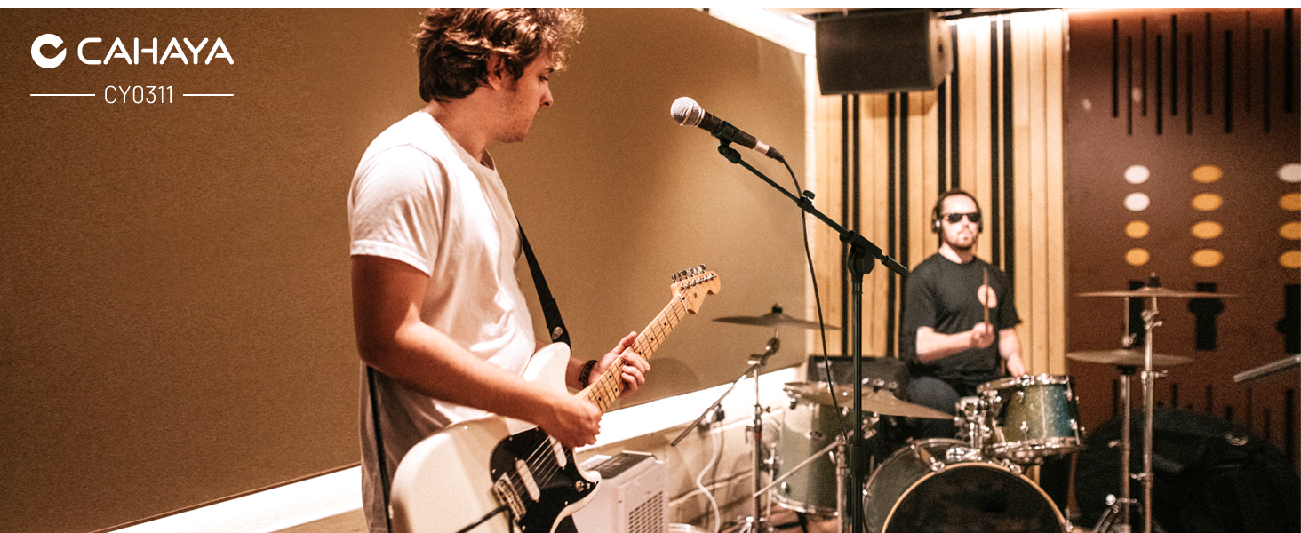 Підставка для мікрофона 2-в-1 з кабелями та сумкою, CY0311 – для вокалу, сцени, конференцій та презентацій