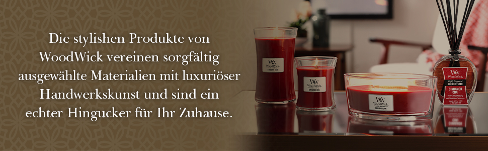 Велика ароматична свічка WoodWick у пісочному склі з тріщавим гнотом, Fireside, до 130 годин горіння