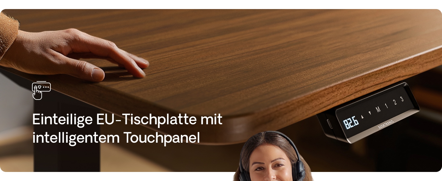 Регульований стіл Desktronic Homeone 160x80 см – електричний, з USB-портами, білий