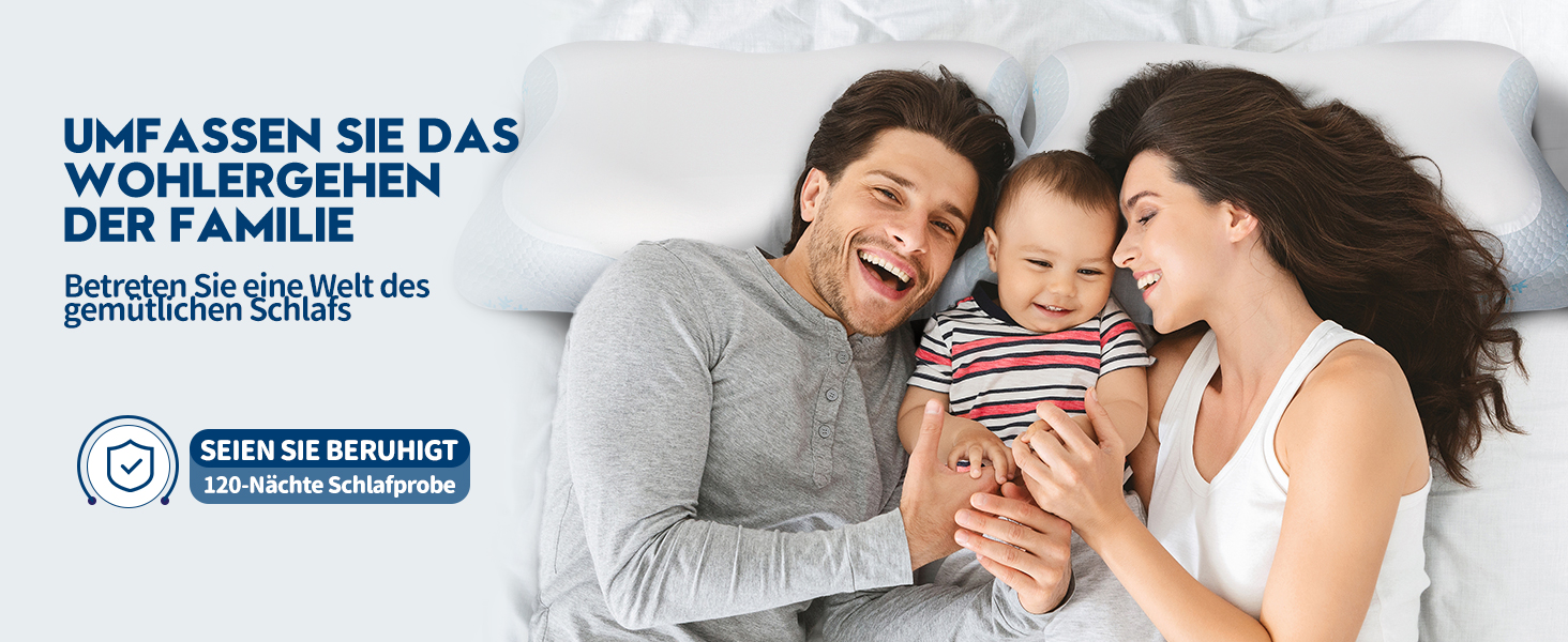 Ортопедична подушка CloudÉtoile з Memory Foam 2-в-1: ергономічна подушка для сну на боці, спині та животі. Біла, 64x38x12 см.