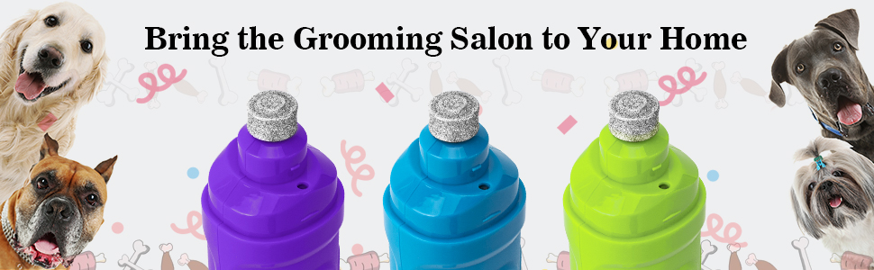 Шліфувальник для собак Bousnic Krallenschleifer: тиха електрична пилка для нігтів з LED-підсвічуванням, 2 швидкості, для собак та котів малих та середніх порід, блакитний