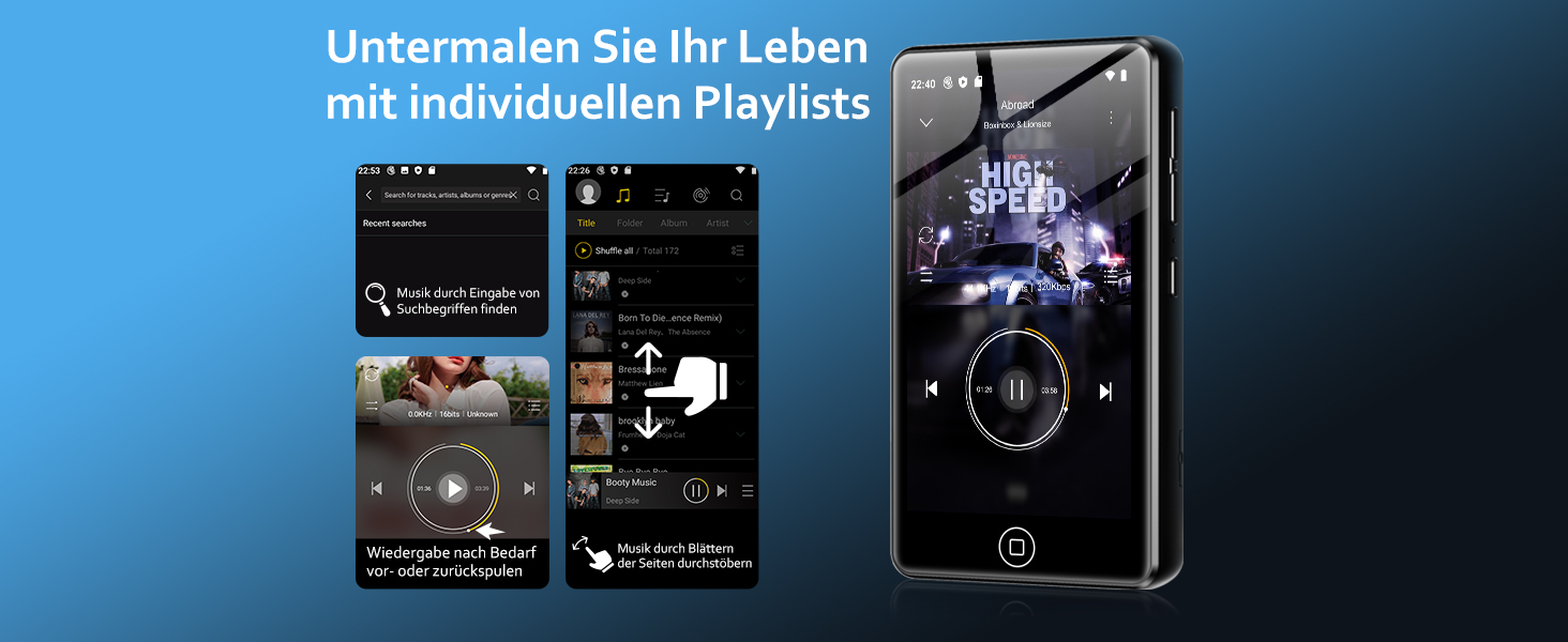 MP3 плеєр Spotify з Bluetooth та Wi-Fi, 5